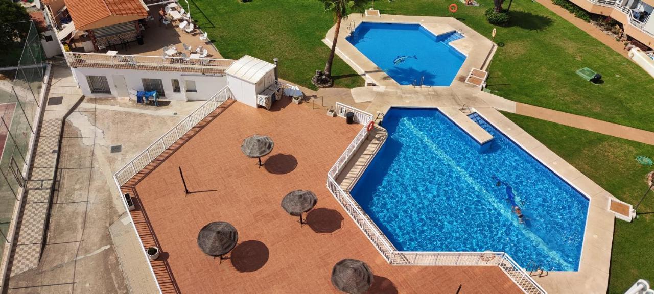 Saltillo Alto Gray Studio. Vistas Al Mar Y Piscina Torremolinos Eksteriør billede