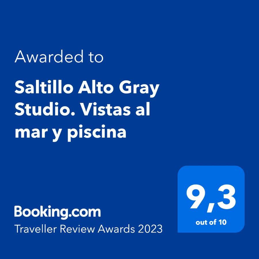 Saltillo Alto Gray Studio. Vistas Al Mar Y Piscina Torremolinos Eksteriør billede