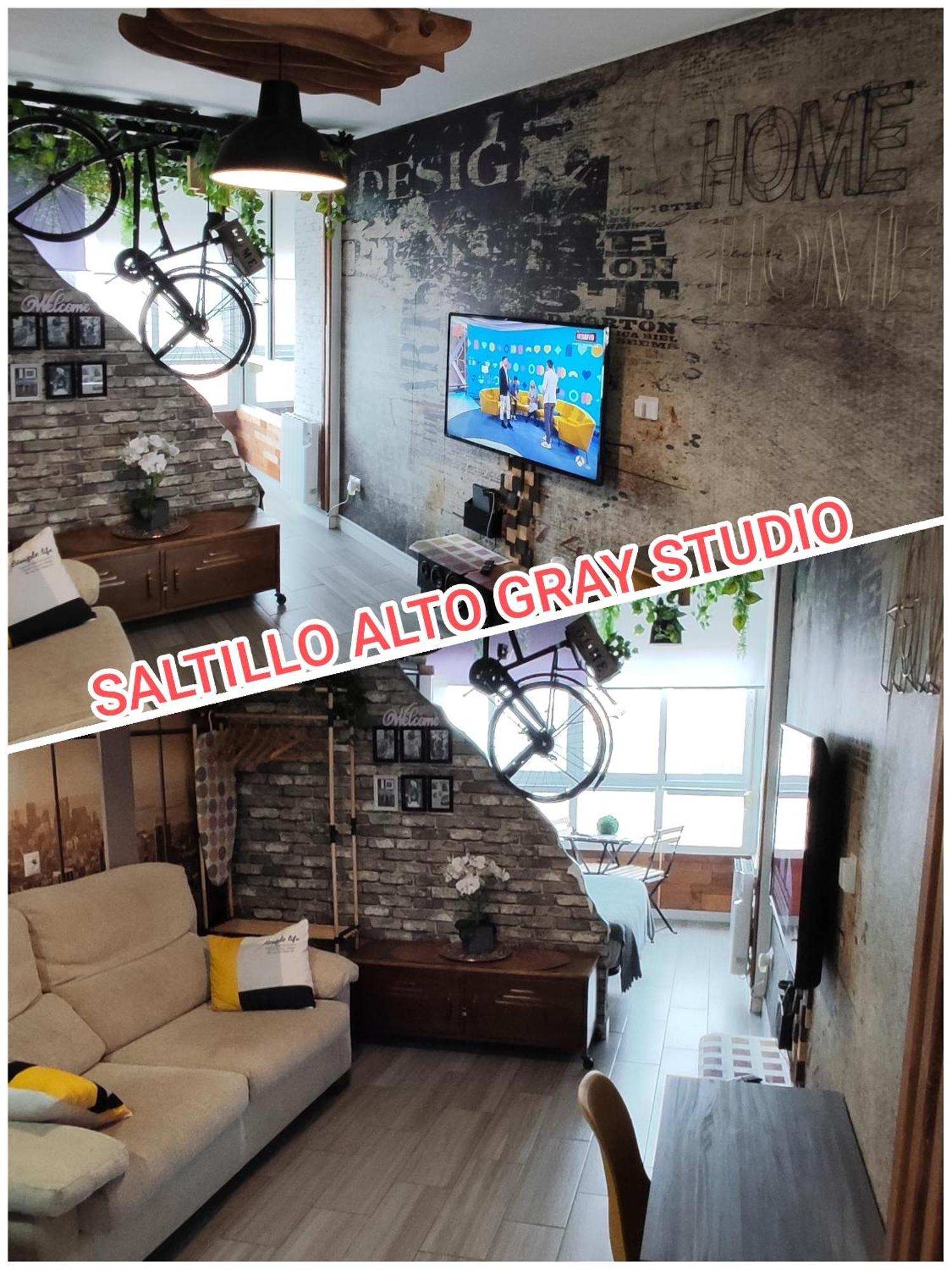 Saltillo Alto Gray Studio. Vistas Al Mar Y Piscina Torremolinos Eksteriør billede